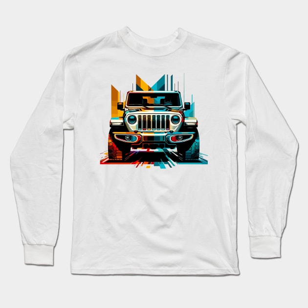 Jeep Gladiator Long Sleeve T-Shirt by Vehicles-Art